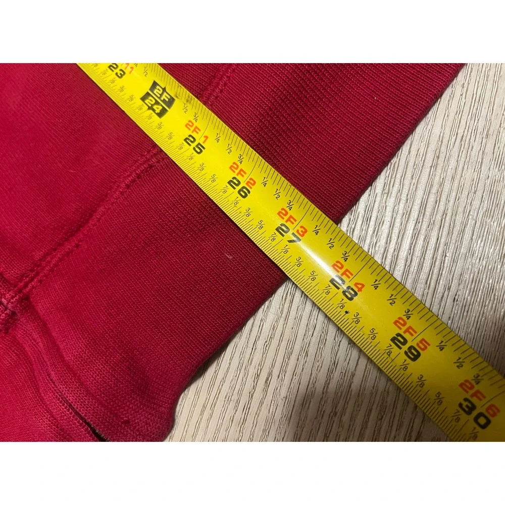 Polo Ralph Lauren Mens XL Red Full Zip Cotton Knit Sweater Blue Pony Logo